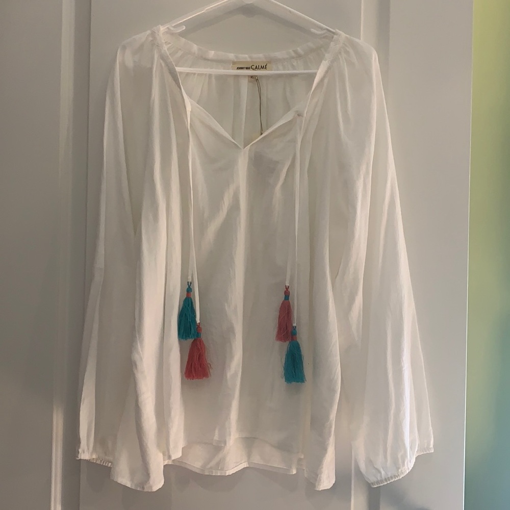 Johnny Was Peasant Blouse